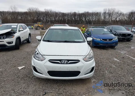 2012 Hyundai Accent Gls из США, поврежденный, VIN KMHCT4AE2CU220271